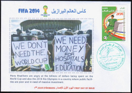 ARGHELIA - 2014 - BRAZIL FIFA World Cup Football - Protests - Protest - Manifestations Proteste Protestos Protestas - 2014 – Brazil