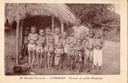 Delcampe - GUINEE FRANCAISE (CONAKRY) GROUPE DE PETITS SOUSSOUS - Französisch-Guinea