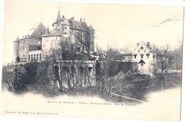 Delcampe - Environs De Grenoble Château D'Uriage Les Bains Carte Précurseur Neuve Excellent état - Uriage