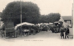 SAINT-CHERON LE MARCHE DE L'EGLISE BELLE ANIMATION CARTE PRECURSEUR - Saint Cheron