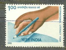 INDIA, 1990, International Literacy Year,  MNH, (**) - Ungebraucht