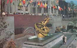 AK New York Prometheus Statue Rockefeller Center Manhattan United States USA - Manhattan