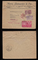 Brazil Brasil 1933 Airmail Cover AIR FRANCE MACEIO To HAMBURG Germany Via PARIS - Storia Postale
