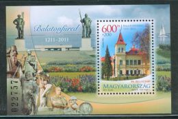 HUNGARY 2011 CULTURE Views Nature Stampday LAKE BALATHON - Fine S/S MNH - Unused Stamps