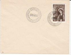 BELGIUM COVER 23/10/1949 COB 811 - Lettres & Documents