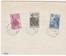 BELGIUM COVER 31/05/1960 COB 1125/27 REFUGIES - Briefe U. Dokumente