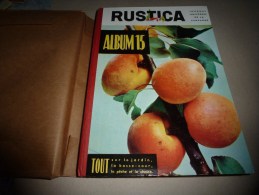 Rare ALBUM  De 17 Revues RUSTICA   Année  1958,    Etat Superbe - Garden