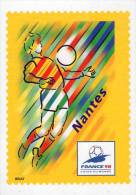 Lote F-Fr114, Francia, 1998, Entero Postal, Postal Stationany, World Cup Football, Soccer, Nantes - Other & Unclassified