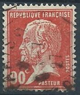 1923-26 FRANCIA USATO LOUIS PASTEUR 90 CENT - EDF197 - 1922-26 Pasteur