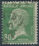 1923-26 FRANCIA USATO LOUIS PASTEUR 30 CENT - EDF198-3 - 1922-26 Pasteur