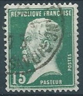 1923-26 FRANCIA USATO LOUIS PASTEUR 15 CENT - EDF199-3 - 1922-26 Pasteur