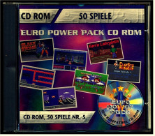 PC - Spiel  (CD-ROM) :  Euro Power Pack 50 Spiele - PC-Games