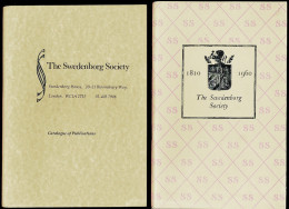 2 Hefte Von "The Swedenborg Society" History 1810 - 1960 Und Catalogue Of Publications - Chroniken & Jahrbücher
