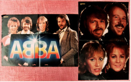 2 Kleine Poster  ABBA  ,  Von Bravo Ca. 1982 - Posters