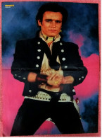 Kleines Musik Poster  -  Adam Ant  -  Rückseite : Boy George -  Von Bravo Ca. 1982 - Afiches & Pósters