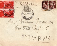 1946 LETTERA  ESPRESSO CON ANNULLO  CATANIA - Express-post/pneumatisch