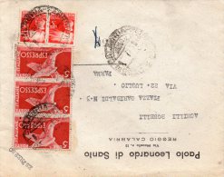 1947  LETTERA ESPRESSO CON ANNULLO REGGIO CALABRIA - Express-post/pneumatisch