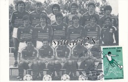 PRINCIPAT D'ANDORRA - PRIMER DIA -  MEXICO MUNDIAL DE FUTBOL 14 JUIN 1988 (EQUIPE DE FRANCE) - Storia Postale