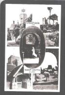 RP GREETINGS FROM SAINT OSYTH ST OSYTH MULTIVIEW + HAUNTED GHOST Centre By FITZWILLIAMS SEVEN KINGS ILFORD Unused - Altri & Non Classificati