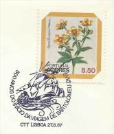 Portugal Cachet Commémoratif  500 Ans Voyagé Bartolomeu Dias 1987 Event Pmk 500 Years Bartolomeu Dias Navigation - Maschinenstempel (Werbestempel)