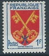1955 FRANCIA STEMMI DI PROVINCE FRANCESI 1 F MH * - EDF213 - 1941-66 Coat Of Arms And Heraldry