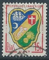 1959 FRANCIA USATO STEMMA DI ALGERI - EDF223 - 1941-66 Coat Of Arms And Heraldry