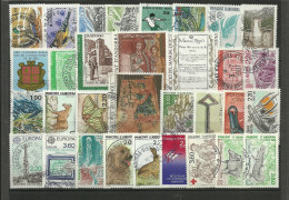 ANDORRA- CORREO FRANCES LOTE DE SELLOS USADOS O CON MATASELLOS OFERTA ESPACIAL 50 ANIVERSARIO (K-3-C.08.14) - Used Stamps