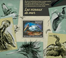 Central African Republic. 2014 Seabirds. (224b) - Pelicans