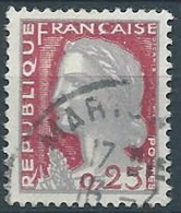 1960 FRANCIA USATO MARIANNA DI DECARIS - EDF231-3 - 1960 Marianne De Decaris
