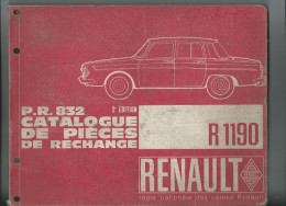 Catalogue RENAULT Piéces De Rechanges R11 - Auto