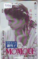 Télécarte Japon EROTIQUE *  ACTRESS   (5033) EROTIC * JAPAN * MONIQUE * PHONECARD EROTIK * BIKINI GIRL FEMME SEXY LADY - Moda