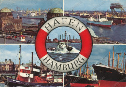 HAMBURG, Hafen, Port,  Old Photo Postcard - Harburg
