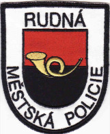 Écusson Tissu-Patch, City Police De Rudná -Czech Rep. - Polizei