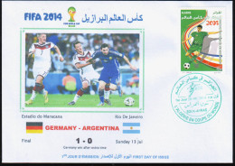 ALGERIE ALGERIA ALGERIEN ARGELIA - 2014 - BRAZIL FIFA World Cup Football - Germany Vs Argentina  Fußball-WM - 2014 – Brasile