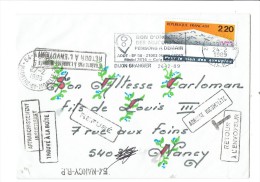 Courrier Insolite Adressé à SON ALTESSE CARLOMAN Fils De LOUIS III / 7 Rue Aux Foins NANCY - 1989 Retour Expéditeur - Used Stamps