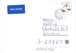 Tschechische Republik Brno TGST 1999 9 Kc. Waage Luftpostbrief - Brieven En Documenten