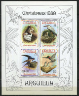 Anguilla ** Bloc N° 34 - Noël. Oiseaux - Anguilla (1968-...)