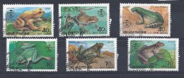 Série De 6 Timbres - GRENOUILLE - Grenouilles - Corée Du Nord - Oblitéré - Rane