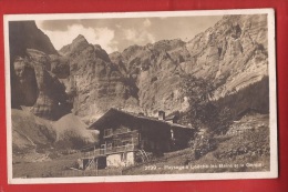 CLO3-07  Paysage à Loèche-les-Bains Et La Gemmi, Chalet, Leukerbad, Cachet 1927 Vers Vincennes - Loèche