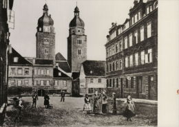 Plauen Im Vogtland. Der Topfmarkt Um 1900 - Plauen