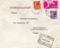 1955  LETTERA  ESPRESSO CON ANNLLO  MILANO - Express-post/pneumatisch
