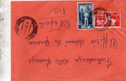 1951  LETTERA ESPRESSO CON ANNLLO  NAPOLI  - FRANCOBOLLO ROTTO - Express-post/pneumatisch