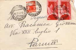 1947  LETTERA ESPRESSO CON ANNLLO CATANIA - Express-post/pneumatisch