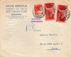 1947  LETTERA ESPRESSO CON ANNLLO BOLOGNA - Poste Exprèsse/pneumatique