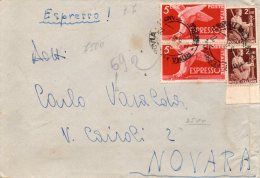 1948  LETTERA ESPRESSO CON ANNLLO BOLOGNA - Express-post/pneumatisch