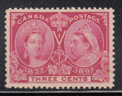 Canada MNH Scott #53 3c Victoria Jubilee - Ungebraucht