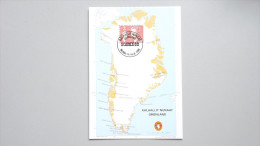 Grönland 179 Yt 167 Maximumkarte MK/CM, SST SCAREX 1988, Königin Margrethe II. - Cartoline Maximum