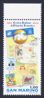 2013 SAN MARINO "50° ANNIVERSARIO CENTRO ITALIANO DI FILATELIA TEMATICA (CIFT)" SINGOLO MNH - Unused Stamps