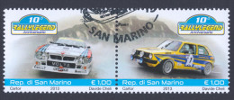2013 SAN MARINO "10° ANNIVERSARIO RALLY LEGEND" SINGOLO ANNULLO PRIMO GIORNO - Gebruikt