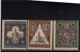 SAN MARINO 1894 PALAZZO DEL GOVERNO SERIE COMPLETA MH DISCRETA CENTRATURA - Neufs